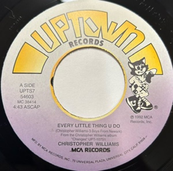 画像1: Christopher Williams / Every Little Thing U Do - The Recommandable New Jack Swing 7 Inch - (1)