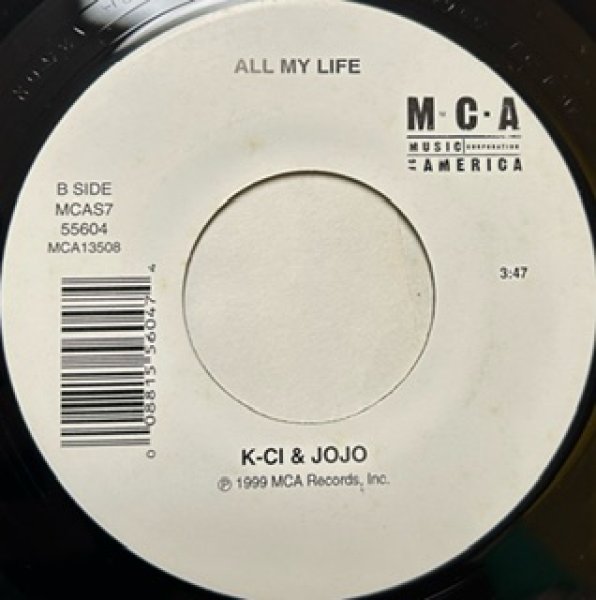 画像1: K Ci And JoJo / Tell Me It's Real cw All My Life - The Recommandable 7 Inch - (1)