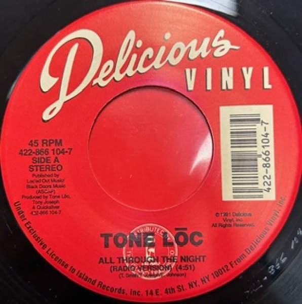画像1: Tone Loc / All Through The Night - The Recommandable 7 Inch - (1)