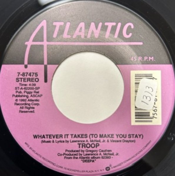 画像1: Troop / Whatever It Takes - 7 Inch - Classic New Jack Swing !!! (1)