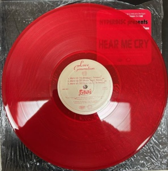 画像2: Love Generation /Hear Me Cry cw Mind Time Bomb - Red Colour Vinyl Japan Press- (2)