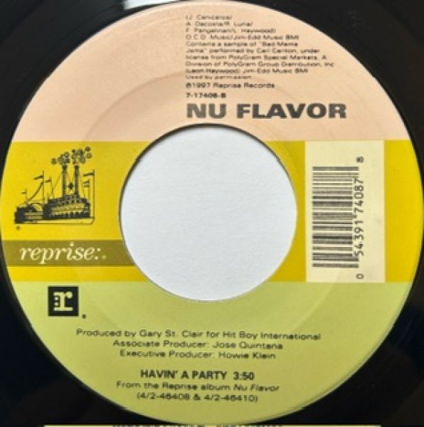 画像1: Nu Flavor / Havin' A Party cw Heaven - The Recommandable New Jack Swing 7 Inch - (1)