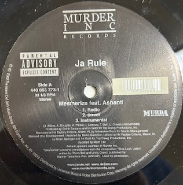 画像1: Ja Rule ft Ashanti / Mesmerize - The Recommandable Item - (1)