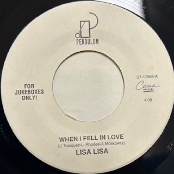 画像1: Lisa Lisa / When I Fell In Love cw Cuando Me Enamore - The Recommandable US Promo Only 7 Inch - Inc Spanish Ver !!!!! (1)