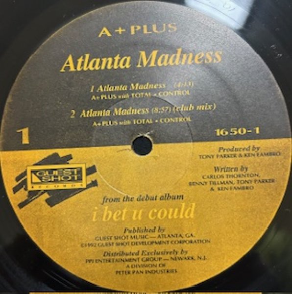 画像1: A + Plus / Atlanta Madness - The Rare New Jack Swing - (1)