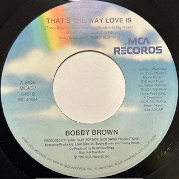 画像1: Bobby Brown / That's The Way Love Is - 7 Inch - (1)