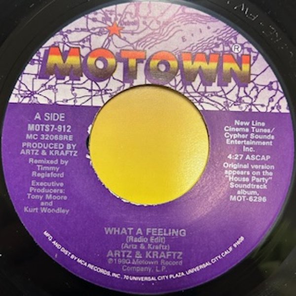 画像1: Artz & Kraftz / What A Feeling - The Recommandable New Jack Swing 7 Inch -  (1)