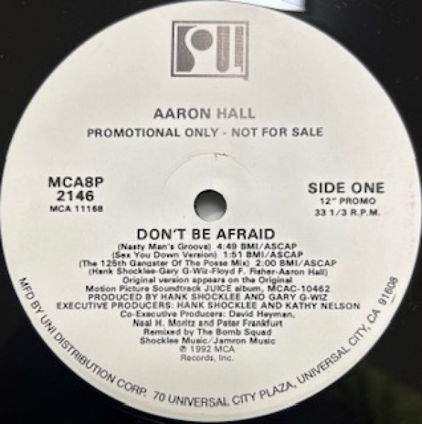 画像1: Aaron Hall / Don't Be Afraid - US Promo Only Remixies!!!! - (1)