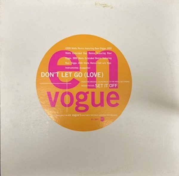 画像1: En Vogue / Don't Let It Go - US Promo - 2000 Watts Remixes  (1)