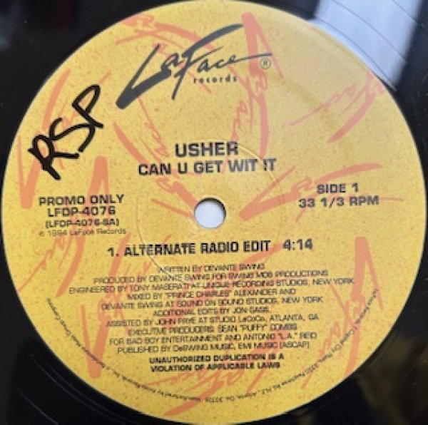 画像1: Usher / Can U Get Wit It - Classic R&B - (1)
