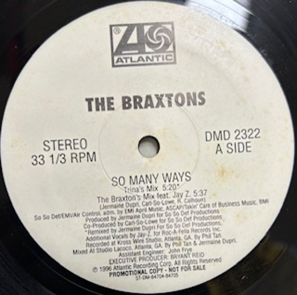 画像1: The Braxtons / So Many Ways - US Promo Only Version!!! - (1)