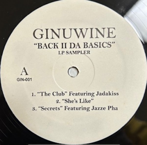 画像1: Ginuwine / Back II Da Basics LP Sampler - Booleg EP - (1)
