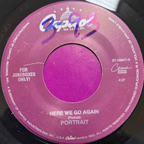 画像1: Portrait / Here We Go Again  cw Honey Dip - 7 Inch -  (1)