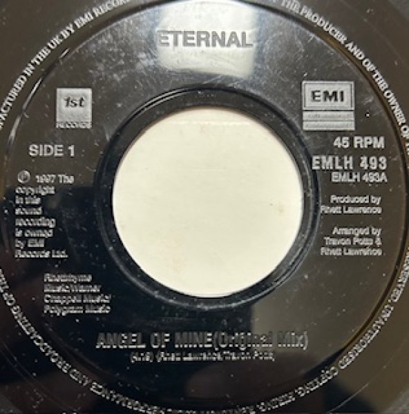 画像1: Eternal / Angel Of Mine cw Dreams - The Recommandable 7 Inch - (1)