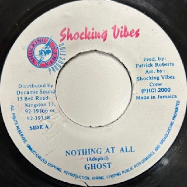 画像1: Ghost / Nothing At All - The Recommandable Lovers 7 Inch - (1)