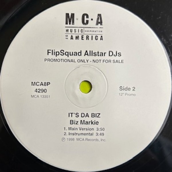 画像1: Flip Squad Allstar DJs / It's Da Biz - The Recommandable US R&B  - US Promo Only - (1)