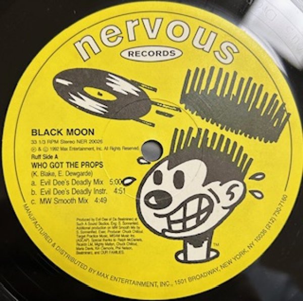 画像1: Black Moon / Who Got The Props - The Recommandable 90's Rap - (1)