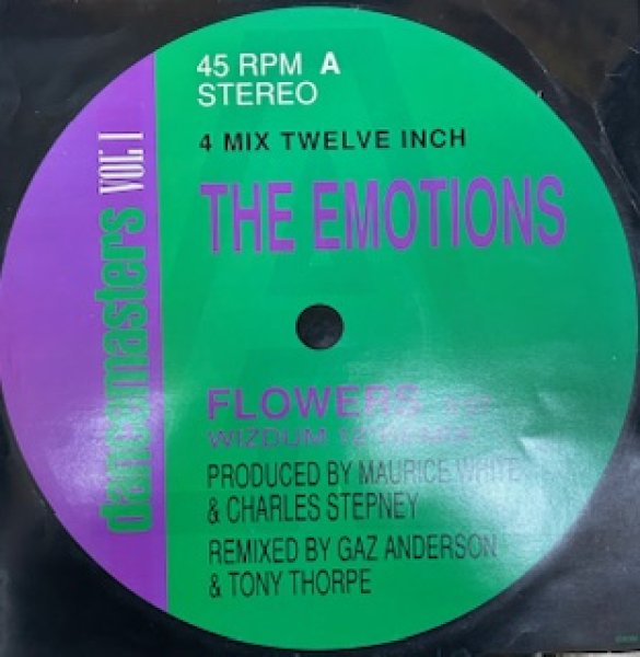 画像1: The Emotions / Flowers - The Recommandable Wizdom 12 Mix !!!!!!!!!!!!!!!!!!! - (1)