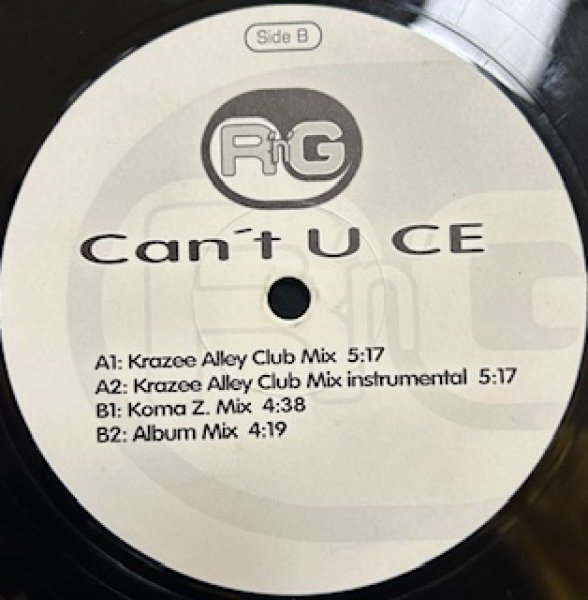 画像1: R'N'G / Can't U Ce - The Recommandable EU R&B - (1)