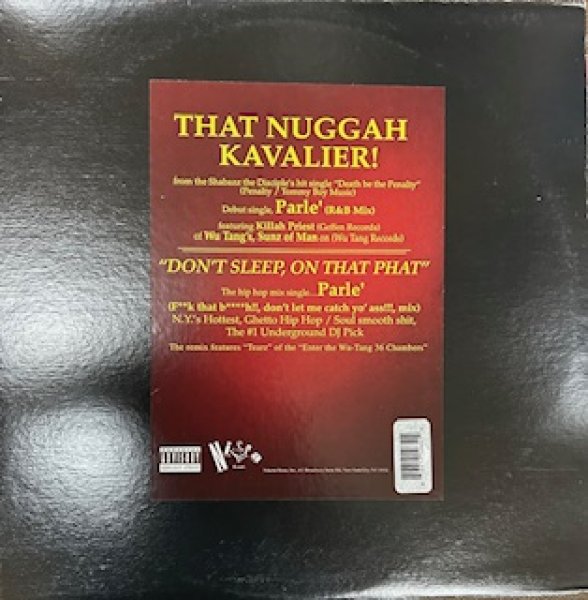画像1: Kavalier / Parle ft Killah Priest of Wu Tang Clan - The Recommendable Item -  (1)