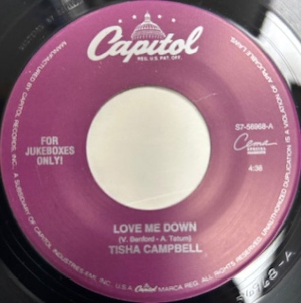画像1: Tisha Campbell / Love Me Down cw Push - The Recommandable Rare New Jack Swing !!! 7Inch - (1)