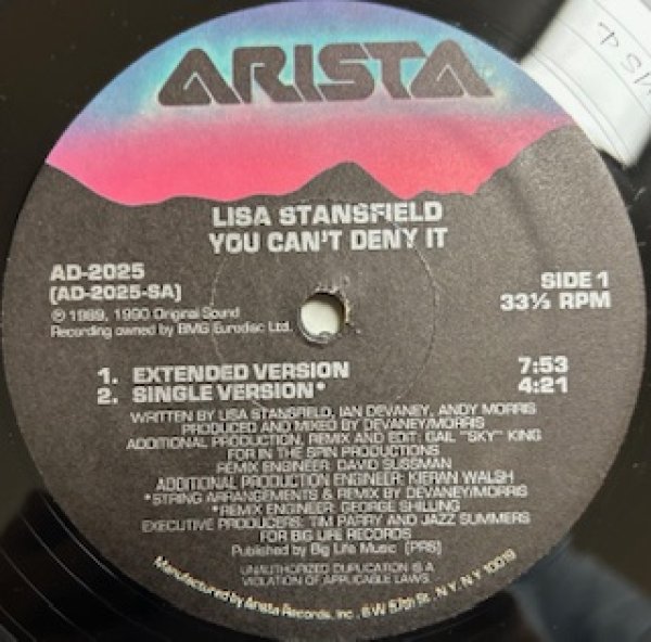画像1: Lisa Stansfield / You Can't Deny It  - UK Ground Beat 90's UK R&B - (1)
