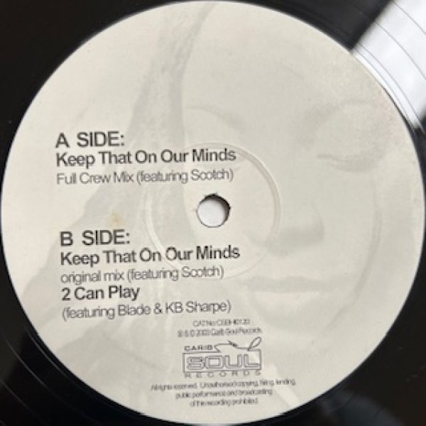 画像1: Toni Norville / Keep That On Our Minds - Rare 2000's UK R&B - (1)