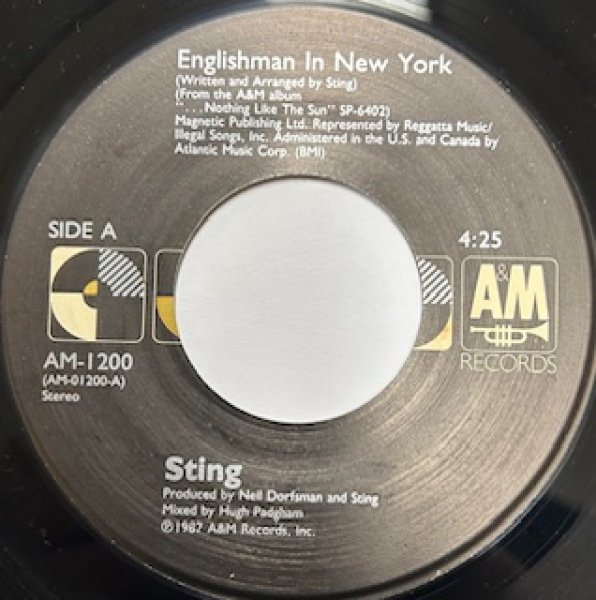 画像1: Sting / Englishman In New York cw If You There - Classic US R&B 7 Inch - (1)