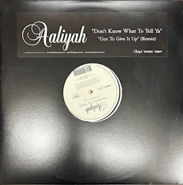 画像1: Aaliyah / Don't Know What To Tell Ya cw Got To Give It Up - The Recommandable 2000's R&B - (1)