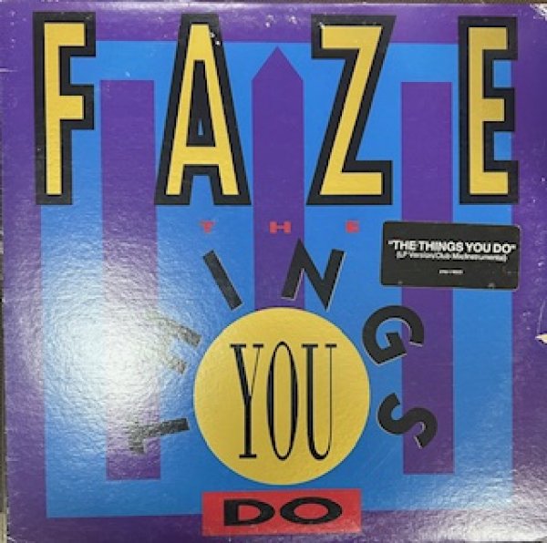 画像1: Faze / Things Yo Do - The Recommandable New Jack Swing - (1)