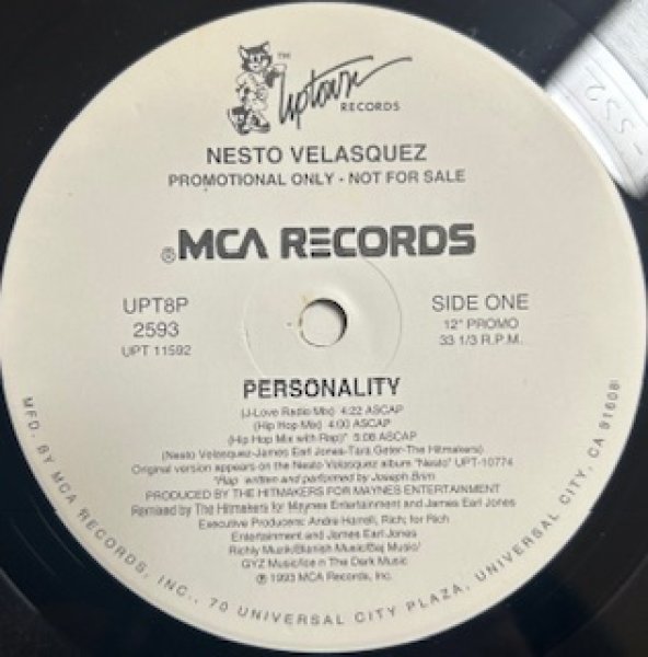 画像1: Nesto Velasquez / Personality - The Recommandable New Jack Swing - Inc US Promo Only Ver !!!!! (1)