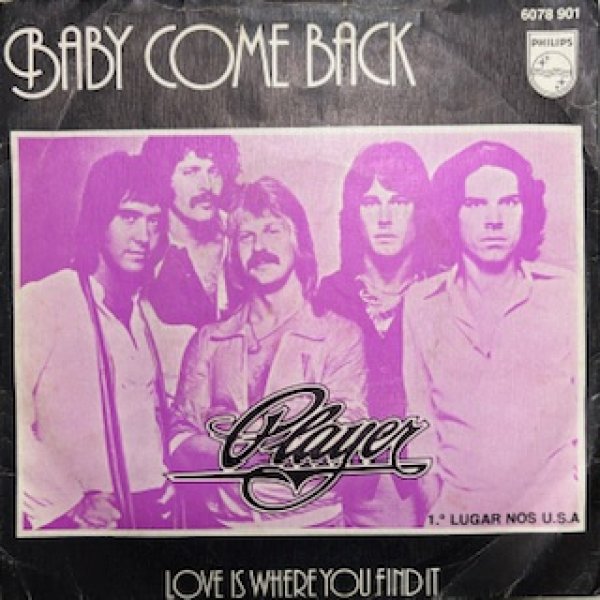 画像1: Player / Baby Come Back cw Love Is Where You Find It - 7 Inch - (1)