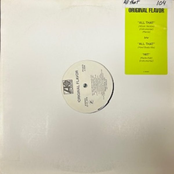 画像1: Original Flavor / All That - The Recommandable US R&B - (1)