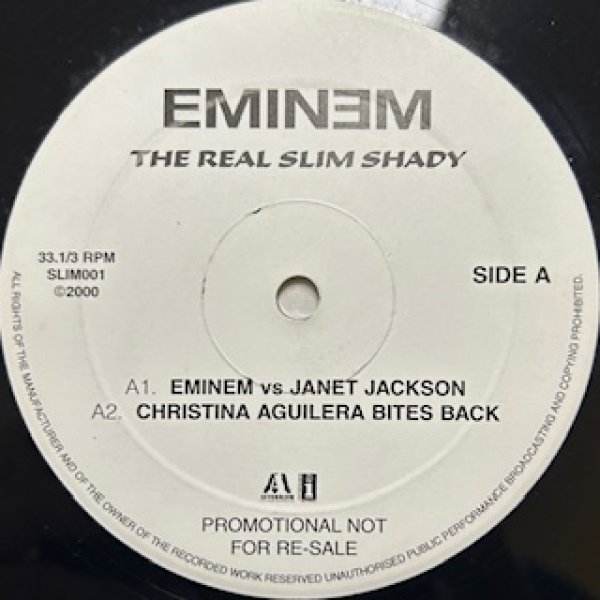 画像1: Eminem / The Real Slim Shady - The Recommandable Exclussive Remix - Eminem VS Janet Jackson , Christina Aguilera Bite Back , Eminem VS DMX , Eminem VS Britney Spears (1)