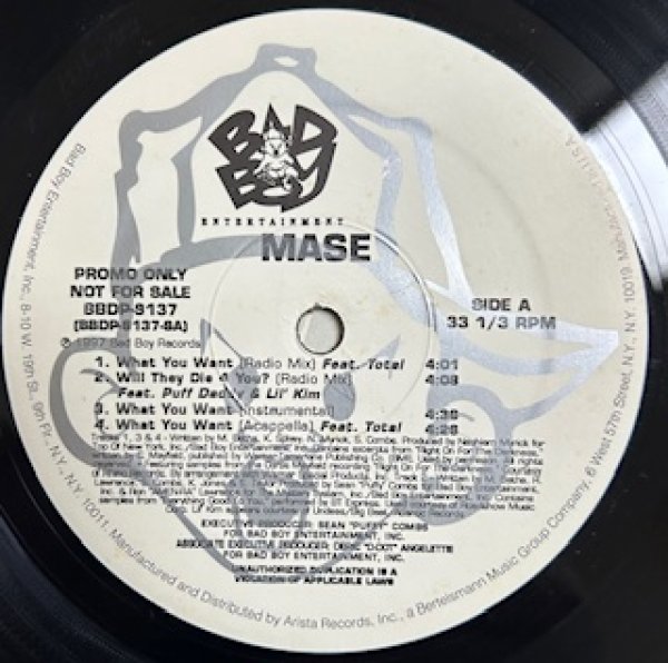 画像1: Mase / What You Want ft Total cw Will They Die 4 You ? ft Puff Daddy Lil Kim - The Recommandable 90's R&B - (1)