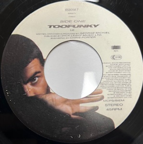 画像1: George Michael / Too Funky cw Crazyman Dance - The Recommandable New Jack Swing 7 Inch - (1)