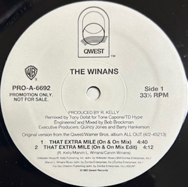 画像1: The Winans / That Extra Miles - The Recommandable New Jack Swing - US Promo Only!!!  (1)