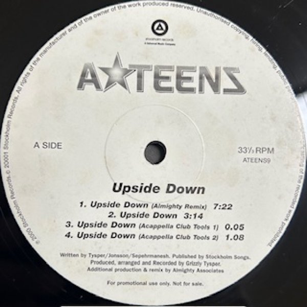 画像1: A Teens / Upside Down - UK Promo Only Great Cover !!!!!!!!!!!!! - (1)