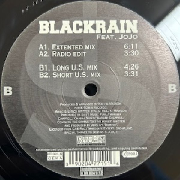 画像1: BlackRain Ft Jojo / Money Man - US Mix - (1)
