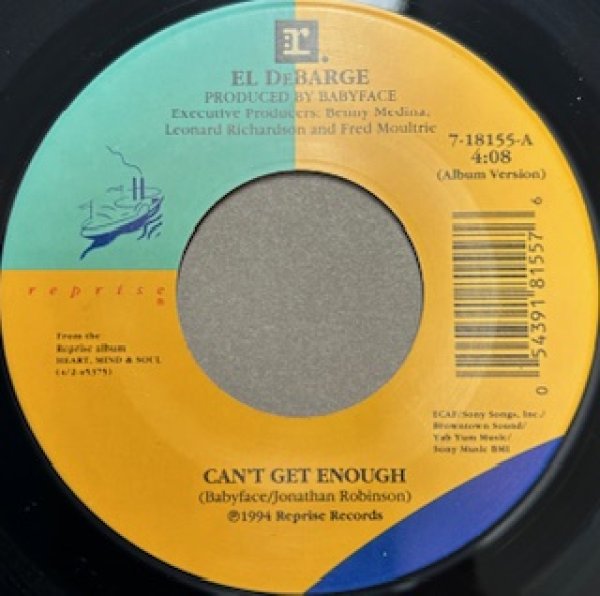 画像1: EL Debarge / Can't Get Enough cw You To Turn Me On - Classic R&B 7 Inch - (1)