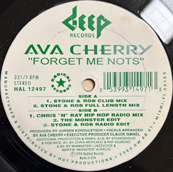 画像1: Ava Cherry / Forget Me Not - The Recommandable 90's UK R&B Cover !!! - (1)