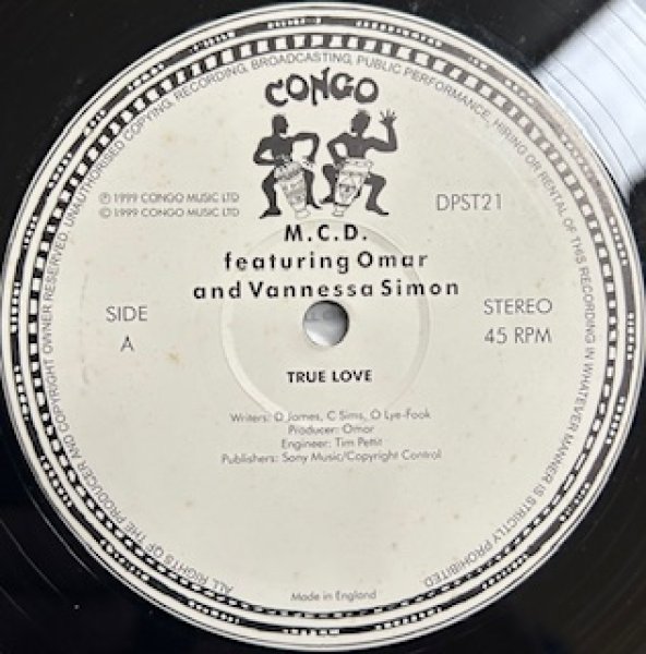 画像1: MCD ft Omar and Vanessa Simon / True Love - Rare 2000's R&B - (1)