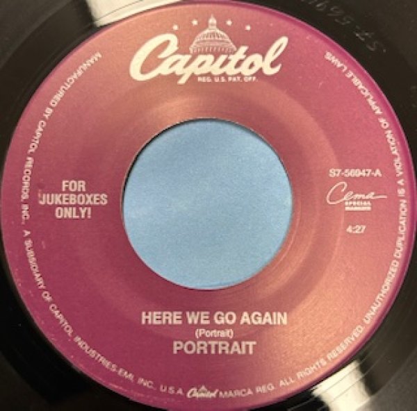 画像1: Portrait / Here We Go Again  cw Honey Dip - 7 Inch -  (1)