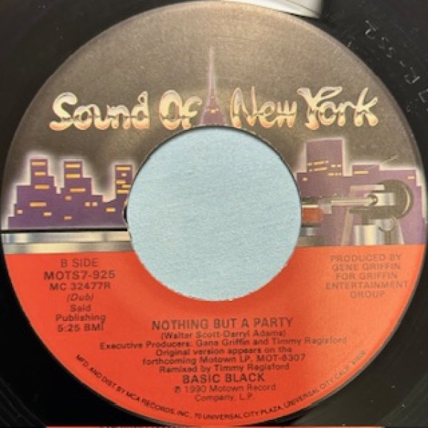 画像1: Basic Black / Nothing But A Party - Classic New Jack Swing 7 Inch - (1)