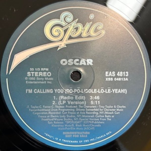 画像1: Oscar / I'm Calling You  - The Rare New Jack Swing !!! -  US Promo Only!!! (1)