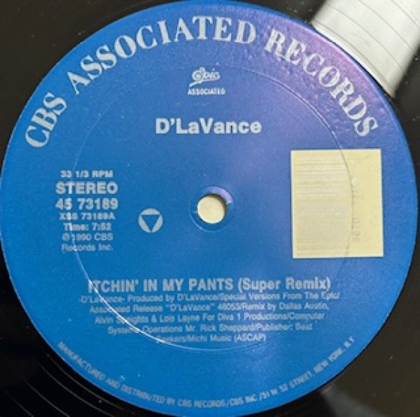 画像1: D'Lavance / Itchin' In My Pants - The Classic  New Jack Swing -  (1)