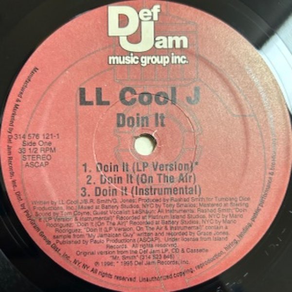 画像1: LL Cool J / Doin It cw I Shot Ya - The Recommandable 90's R&B -  (1)