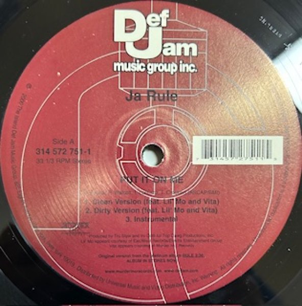 画像1: Ja Rule / Put It On Me ft Lil Mo and Vita cw Love Me Hate Me - The Recommandable 2000's R&B -  (1)