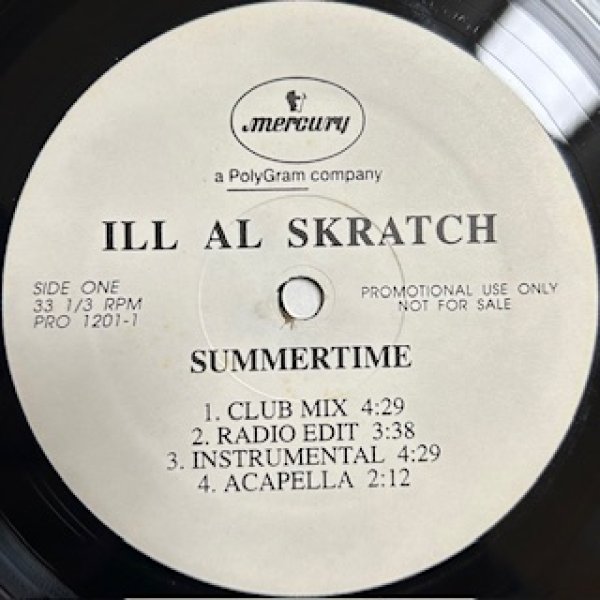 画像1: Ill Al Skratch / Summer Time Cw Dr.FeelGood  - The Recommandable 90's Rap US Promo Only -  (1)