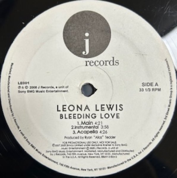 画像1: Leona Lewis / Bleeding Love - The Recommandable 2000's R&B Bootlegs Only -  (1)